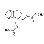 CAS#: 93893-14-2， [3-(Acetoxymethyl)tricyclo[5.2.1.0<sup>2,6</sup>]dec-3-yl]methyl acrylate