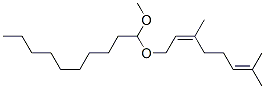 CAS 登录号：93894-25-8， (Z)-1-[(3,7-二甲基-2,6-八二烯基)氧基]-1-甲氧基癸烷