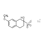 CAS#: 93923-75-2， Sodium 2-hydroxy-7-methoxy-1,2,3,4-tetrahydro-2-naphthalenesulfonate