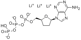 CAS#: 93939-70-9， 2',3'-Dideoxy-Adenosine5'-(Tetrahydrogen Triphosphate) Trilithium Salt