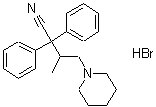 CAS#: 93942-54-2， beta-Methyl-alpha,alpha-Diphenyl-1-Piperidinebutanenitrile Hydrobromide (1:1)