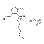 CAS#: 93951-65-6， 1-(2-Aminoethyl)-3-methyl-2-(2-methyl-2-octanyl)imidazolidin-1-ium methyl sulfate
