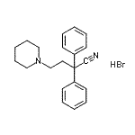 CAS#: 93962-63-1， 2,2-Diphenyl-4-(1-piperidinyl)butanenitrile hydrobromide (1:1)