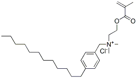CAS#: 93963-47-4， (4-Dodecylbenzyl)Dimethyl[2-[(2-Methyl-1-Oxoallyl)Oxy]Ethyl]Ammonium Chloride