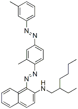 CAS#: 93964-09-1， N-(2-Ethylhexyl)-1-[[2-Methyl-4-[(3-Methylphenyl)Azo]Phenyl]Azo]Naphthalen-2-Amine