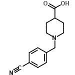 CAS 登录号：939757-55-8， 1-(4-氰基苄基)-4-哌啶羧酸