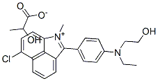 CAS#: 93981-03-4， 6-Chloro-2-(4-(Ethyl(2-Hydroxyethyl)Amino)Phenyl)-1-Methylbenz(cd)Indolium Lactate
