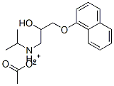 CAS#: 93982-03-7， [2-Hydroxy-3-(Naphthyloxy)Propyl]Isopropylammonium Acetate