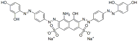 CAS#: 93982-62-8， Disodium 4-Amino-3,6-Bis[[4-[(2,4-Dihydroxyphenyl)Azo]Phenyl]Azo]-5-Hydroxynaphthalene-2,7-Disulphonate
