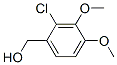 structure of CAS# 93983-13-2, 2-Chloro-3,4-Dimethoxy-Benzenemethanol;(2-Chloro-3,4-Dimethoxy-Phenyl)Methanol;Zinc00132916;Maybridge1_002248