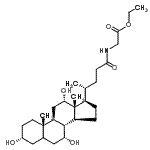 CAS#: 94006-05-0， Ethyl N-[(3alpha,7alpha,12alpha)-3,7,12-trihydroxy-24-oxocholan-24-yl]glycinate