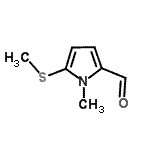 CAS#: 94008-37-4， 1-Methyl-5-(methylsulfanyl)-1H-pyrrole-2-carbaldehyde