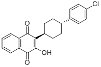 CAS#: 94015-53-9， 2-(4-(4-Chlorophenyl)Cyclohexyl)-3-Hydroxy-1,4-Naphthoquinone
