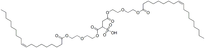 CAS#: 94070-91-4， (Z,Z)-1,4-Bis[2-[2-[(1-Oxooctadec-9-Enyl)Oxy]Ethoxy]Ethyl] 2-Sulphosuccinate
