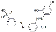 CAS#: 94086-88-1， 3-[[3-[(2,4-Dihydroxyphenyl)Azo]-4-Hydroxyphenyl]Azo]Benzenesulphonic Acid
