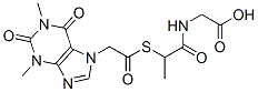 CAS#: 94088-02-5， N-[2-[[(1,2,3,6-Tetrahydro-1,3-Dimethyl-2,6-Dioxo-7H-Purin-7-Yl)Acetyl]Thio]-1-Oxopropyl]Glycine