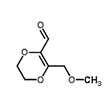 CAS#: 94105-21-2， 3-(Methoxymethyl)-5,6-dihydro-1,4-dioxine-2-carbaldehyde