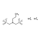 CAS#: 94107-67-2， P,P'-[(propylimino)bis(methylene)]bis-Phosphonate ammonium salt (1:2)