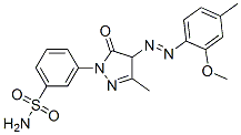 CAS#: 94108-81-3， 3-[4,5-Dihydro-4-[(2-Methoxy-P-Tolyl)Azo]-3-Methyl-5-Oxo-1H-Pyrazol-1-Yl]Benzenesulphonamide