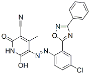 CAS#: 94109-24-7， 5-[[4-Chloro-2-(3-Phenyl-1,2,4-Oxadiazol-5-Yl)Phenyl]Azo]-1,2-Dihydro-6-Hydroxy-4-Methyl-2-Oxonicotinonitrile