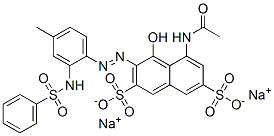 CAS#: 94113-76-5， Disodium 5-(Acetylamino)-4-Hydroxy-3-[[4-Methyl-2-[(Phenylsulphonyl)Amino]Phenyl]Azo]Naphthalene-2,7-Disulphonate