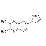CAS#: 941283-15-4， 2,3-Dimethyl-6-(1H-pyrazol-1-yl)quinoxaline