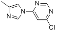 structure of CAS# 941294-32-2, 4-Chloro-6-(4-Methyl-1H-Imidazol-1-Yl)-Pyrimidine;1-(6-Chloropyrimidin-4-Yl)-4-Methyl-1H-Imidazole;4-Chloro-6-(4-Methyl-1H-Imidazol-1-Yl)Pyrimide