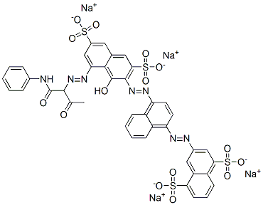 CAS#: 94134-51-7， Tetrasodium 3-((4-((8-((1-((Anilino)Carbonyl)-2-Oxopropyl)Azo)-1-Hydroxy-3,6-Disulphonato-2-Naphthyl)Azo)Naphthyl)Azo)Naphthalene-1,5-Disulphonate