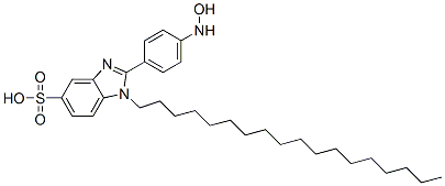 CAS#: 94134-62-0， 2-[4-(Hydroxyamino)Phenyl]-1-Octadecyl-1H-Benzimidazole-5-Sulphonic Acid