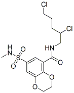 CAS#: 94134-91-5， N-(2,5-Dichloropentyl)-2,3-Dihydro-7-(N-Methylsulphamoyl)-1,4-Benzodioxin-5-Carboxamide