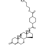 CAS#: 94134-95-9， Butyl (17beta)-3-oxoandrost-4-en-17-yl 1,4-cyclohexanedicarboxylate