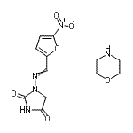 CAS#: 94135-68-9， 1-{[(5-Nitro-2-furyl)methylene]amino}-2,4-imidazolidinedione - morpholine (1:1)