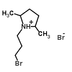 CAS#: 94135-90-7， 1-(3-Bromopropyl)-2,5-dimethylpyrrolidinium bromide