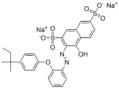 CAS#: 94158-04-0， Disodium 4-Hydroxy-3-[[2-[4-(Tert-Pentyl)Phenoxy]Phenyl]Azo]Naphthalene-2,7-Disulphonate