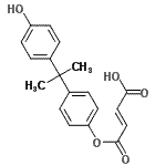 CAS#: 94158-54-0， (2E)-4-{4-[2-(4-Hydroxyphenyl)-2-propanyl]phenoxy}-4-oxo-2-butenoic acid