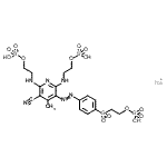 CAS#: 94158-85-7， 4-methyl-2,6-bis[[2-(sulfooxy)ethyl]amino]-5-[2-[4-[[2-(sulfooxy)ethyl]sulfonyl]phenyl]diazenyl]-3-Pyridinecarbonitrile sodium salt (1:1)