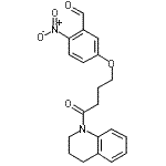 CAS#: 94193-47-2， 5-[4-(3,4-Dihydro-1(2H)-quinolinyl)-4-oxobutoxy]-2-nitrobenzaldehyde