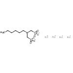 CAS#: 94199-76-5， tetrasodium N,N-bis(phosphonatomethyl)hexan-1-amine