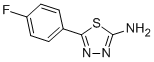structure of CAS# 942-70-1, 5-(4-Fluorophenyl)-1,3,4-Thiadiazol-2-Amine;5-(4-Fluorophenyl)-1,3,4-Thiadiazol-2-Amine(SALTDATA: FREE);1,3,4-Thiadiazol-2-Amine, 5-(4-Fluorophenyl)-;2-AMINO-5-(4-FLUOROPHENYL)-1 3 4-THIADI&
