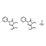 CAS#: 94200-80-3， Bis(4-Amino-4,5-Dihydro-5-Oxo-1-Phenyl-1H-Pyrazole-3-Carboxamidine) Sulphate