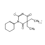CAS#: 94201-51-1， sodium 1-(1-cyclohexenyl)-5,5-diethyl-4,6-dioxo-pyrimidin-2-olate