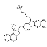 CAS#: 94213-13-5， 4-[2-[2-[(1-ethylbenzo[e][1,3]benzothiazol-1-ium-2-yl)methylene]butylidene]-5,6-dimethyl-1,3-benzoselenazol-3-yl]butane-1-sulfonate