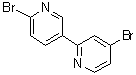 结构式 CAS# 942206-14-6, 4,6'-二溴-2,3'-联吡啶