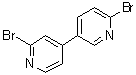结构式 CAS# 942206-16-8, 2',6-二溴-3,4'-联吡啶
