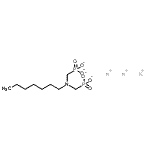 CAS#: 94230-79-2， tripotassium N,N-bis(phosphonatomethyl)heptan-1-amine