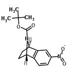 CAS#: 942492-09-3， 2-Methyl-2-propanyl (1R,8S)-4-nitro-11-azatricyclo[6.2.1.0<sup>2,7</sup>]undeca-2,4,6-triene-11-carboxylate