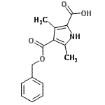 CAS#: 94252-30-9， 4-[(Benzyloxy)carbonyl]-3,5-dimethyl-1H-pyrrole-2-carboxylic acid
