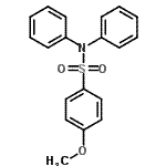 CAS#: 94257-09-7， 4-Methoxy-N,N-diphenylbenzenesulfonamide