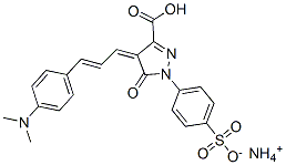 CAS#: 94266-11-2， Ammonium Hydrogen 4-[3-[4-(Dimethylamino)Phenyl]Allylidene]-4,5-Dihydro-5-Oxo-1-(4-Sulphonatophenyl)-1H-Pyrazole-3-Carboxylate