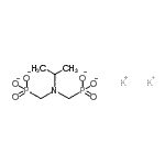 CAS#: 94278-04-3， dipotassium N,N-bis(phosphonatomethyl)propan-2-amine